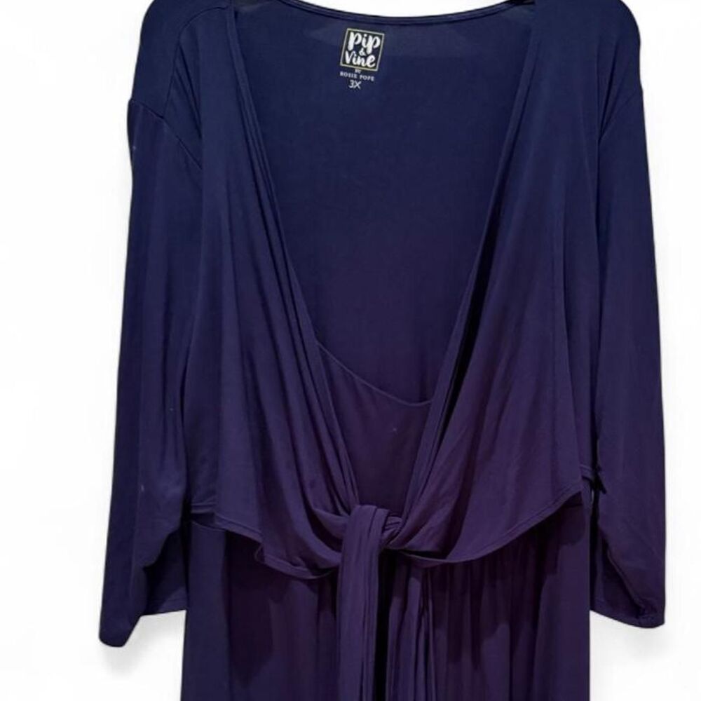 Unbranded Women's Navy and Blue Dress